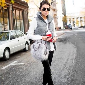 [GAP] Gray Puffer Vest